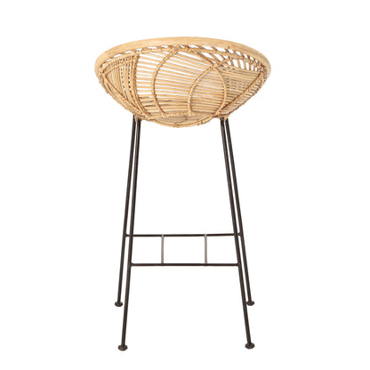 Bloomingville Yonne Bar Stol, Natur, Rattan - Bloomingville - DesignGaragen.dk