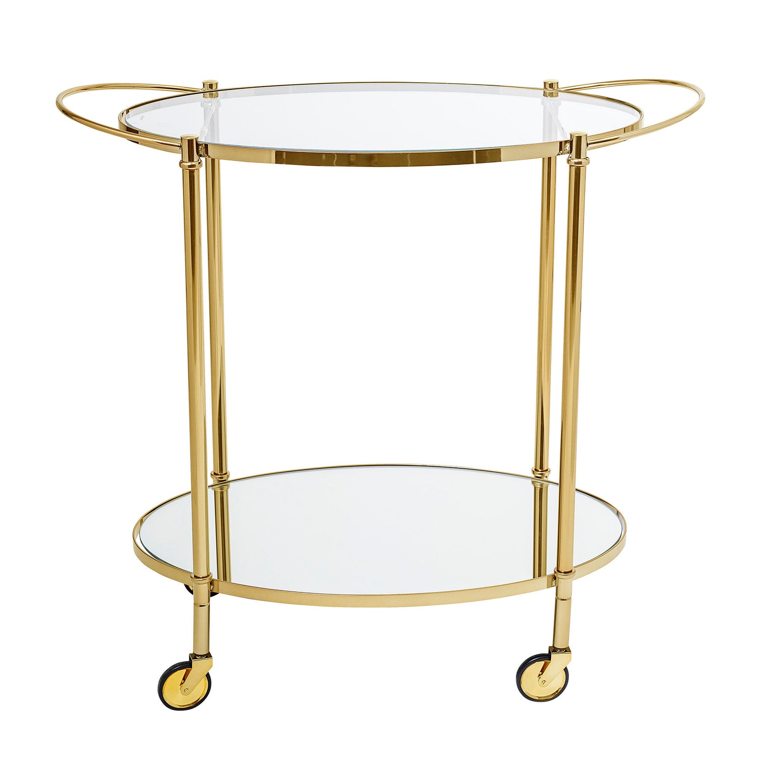 Bloomingville Fine Bar Bord, Guld, Glas - Bloomingville - DesignGaragen.dk