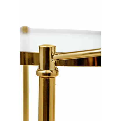 Bloomingville Fine Bar Bord, Guld, Glas - Bloomingville - DesignGaragen.dk