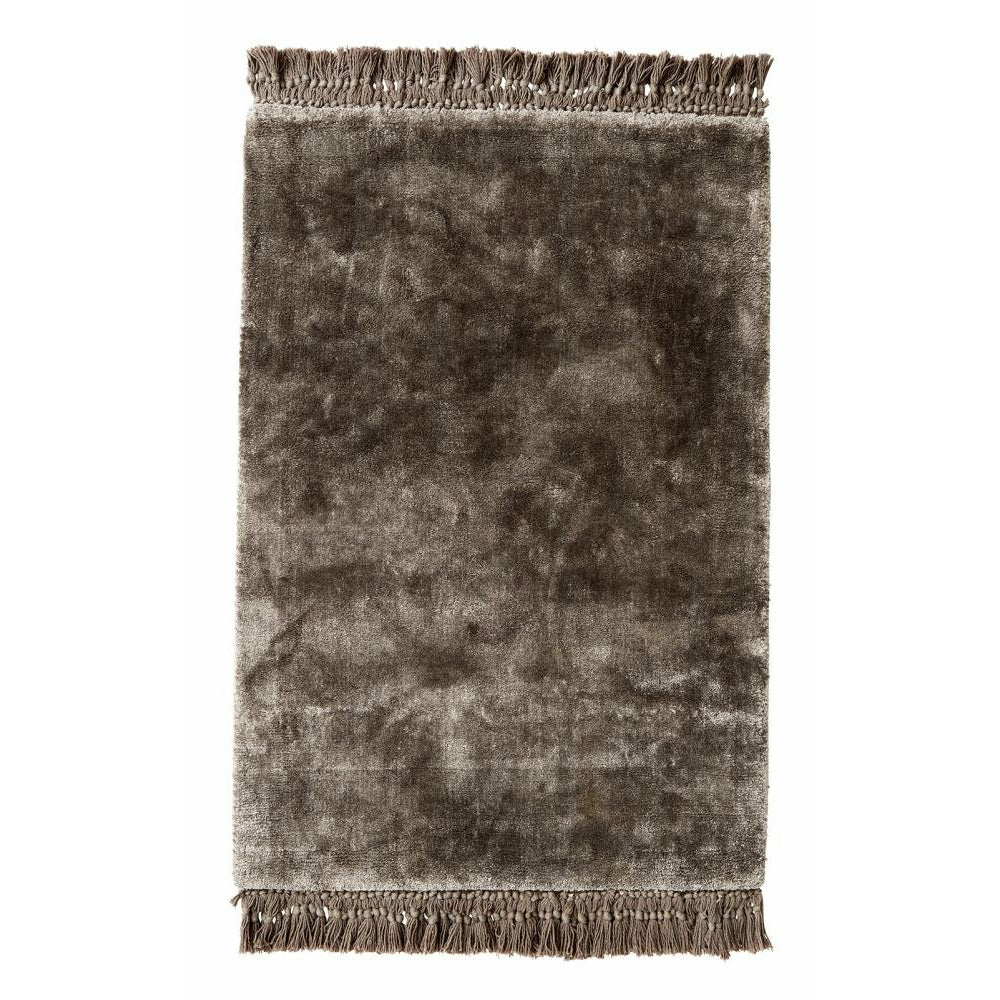 Ädla mattor med fransar - 160x240 - Hot Grey