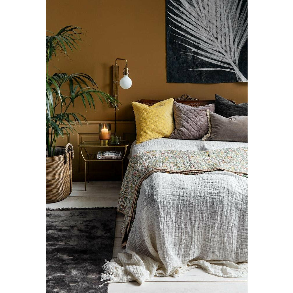 Ädla mattor med fransar - 160x240 - Hot Grey