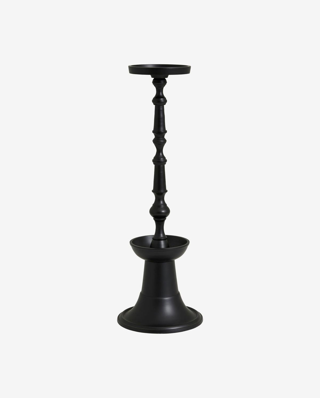 Flores hög ljusstake för att blockera ljus - H48 cm - svart