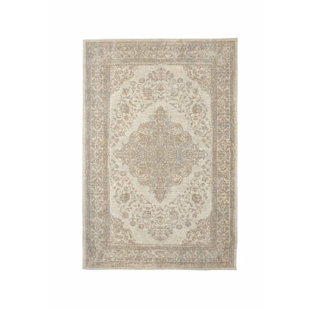 Nordal PEARL vävd bomullsmatta - 160x240 - sand/beige