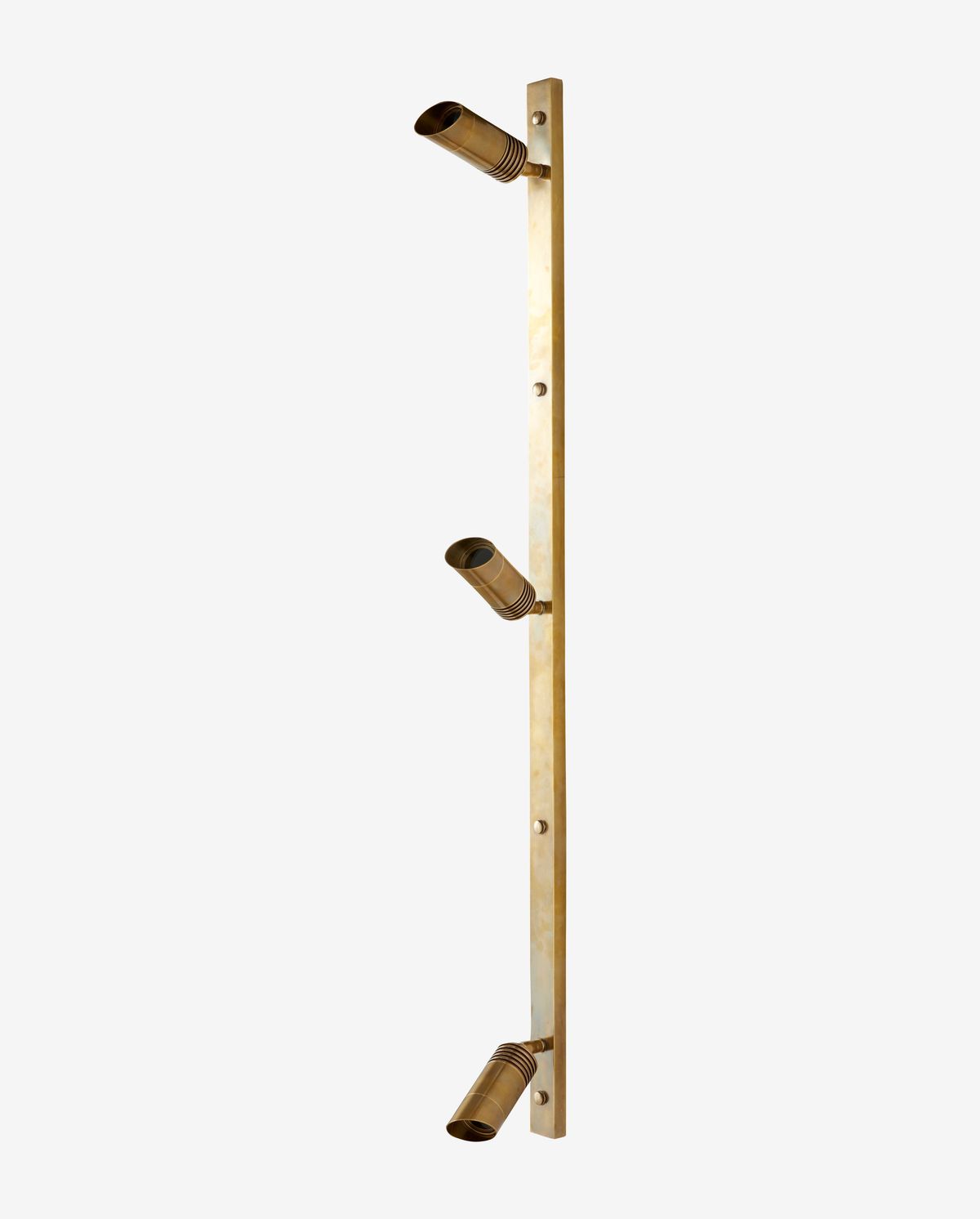 Bragi vägglampa, 3 fläckar - mässing