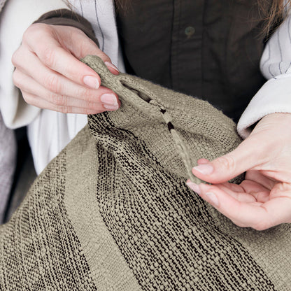 By Nord Dekorativt kuddfodral, Ashild, Haze w. kol-l: 60 cm, b: 60 cm