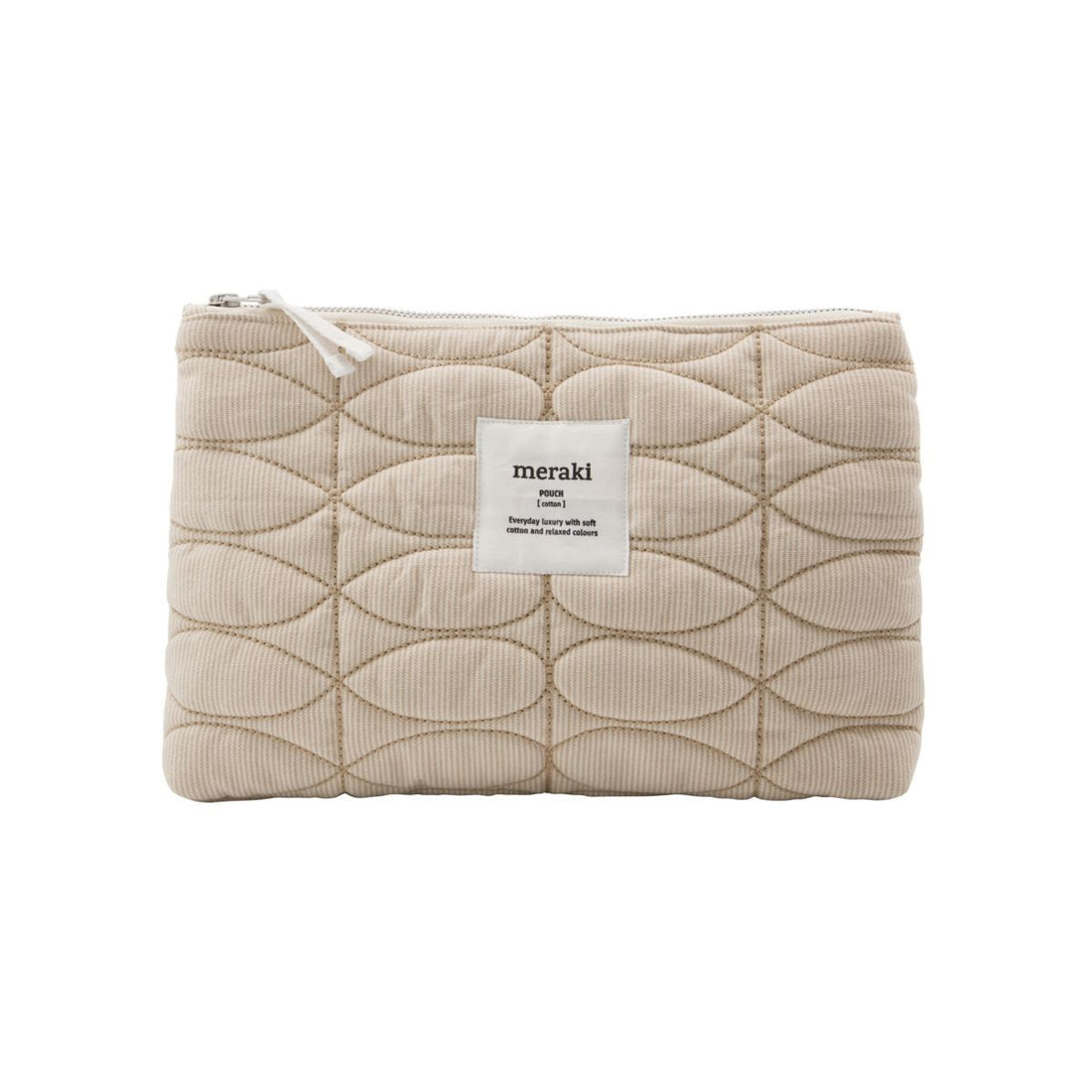 Meraki Makeup Purse, Mentha, Off White/Safari