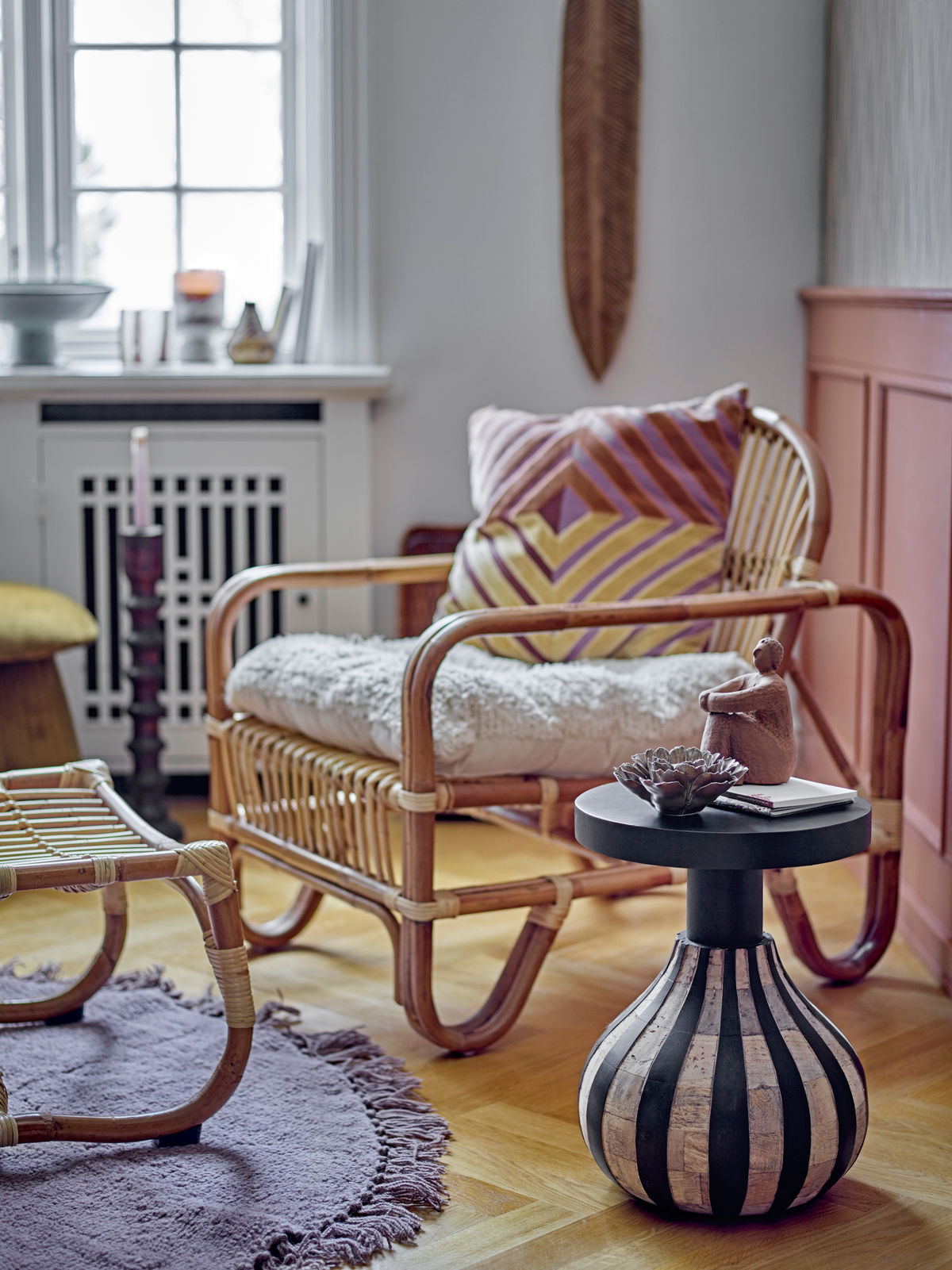 Bloomingville Fatuma Pude, Natur, Bomuld - Bloomingville - DesignGaragen.dk