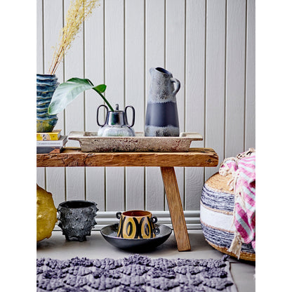 Creative Collection Fausia Pläd, Röd, Bomull