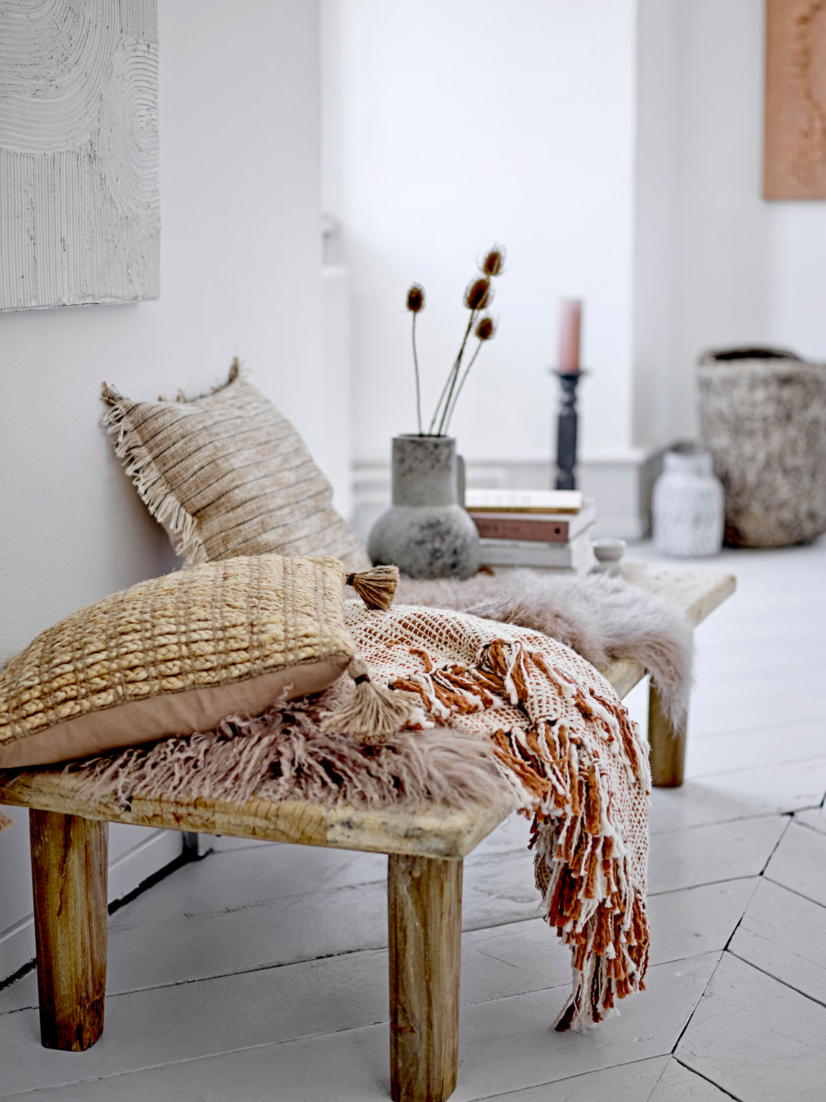 Bloomingville Tias Vase, Grå, Keramik - Bloomingville - DesignGaragen.dk