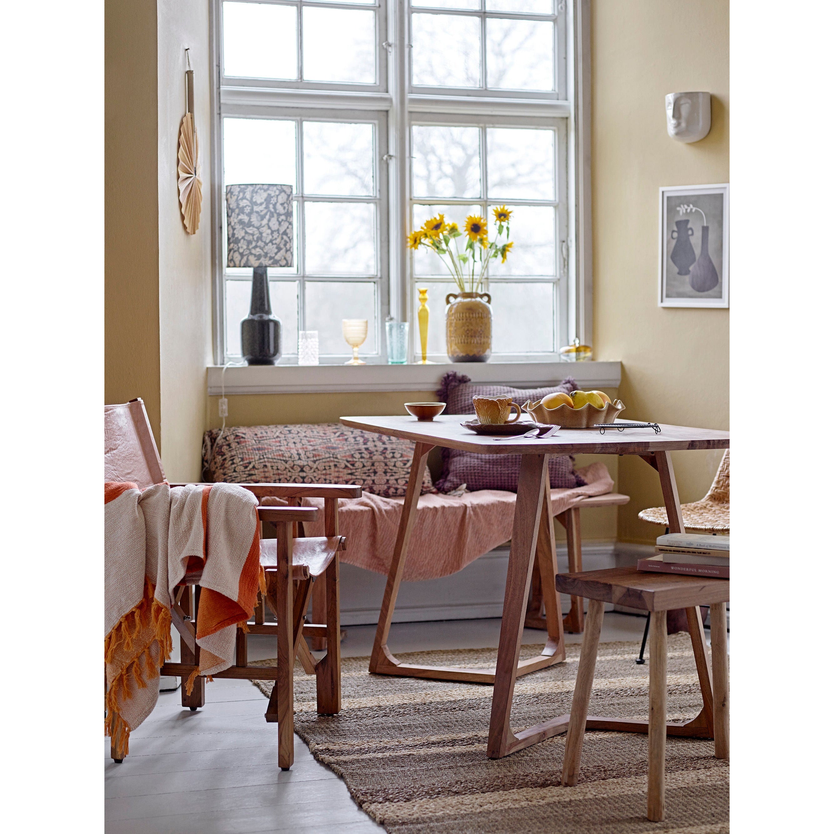Bloomingville Rijad Deco Vase, Gul, Terrakotta - Bloomingville - DesignGaragen.dk