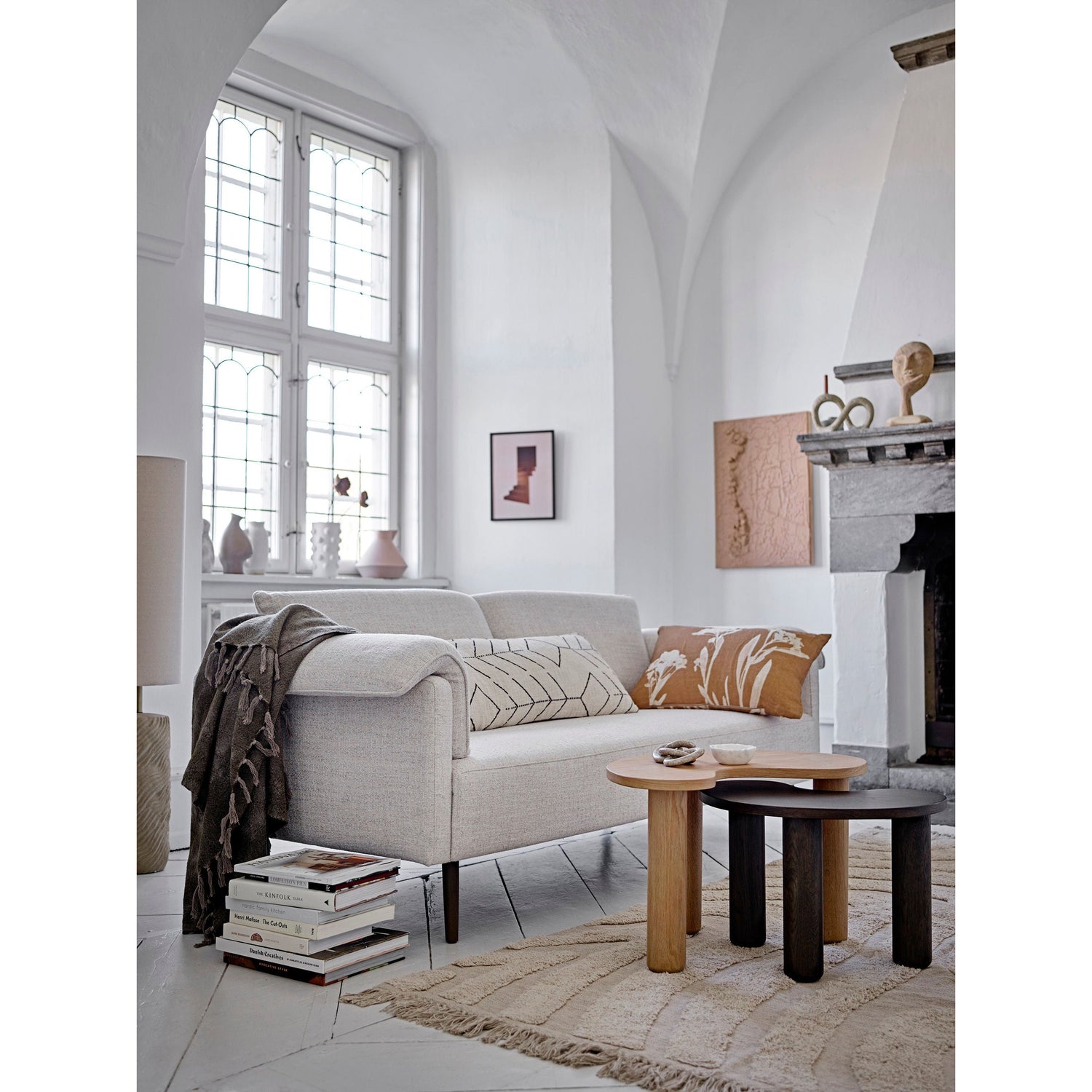 Bloomingville Ginger Throw, Grøn, Uld - Bloomingville - DesignGaragen.dk