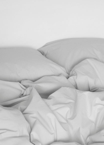 Sekan Studio Cotton Percale Bed Set - Ljusgrå