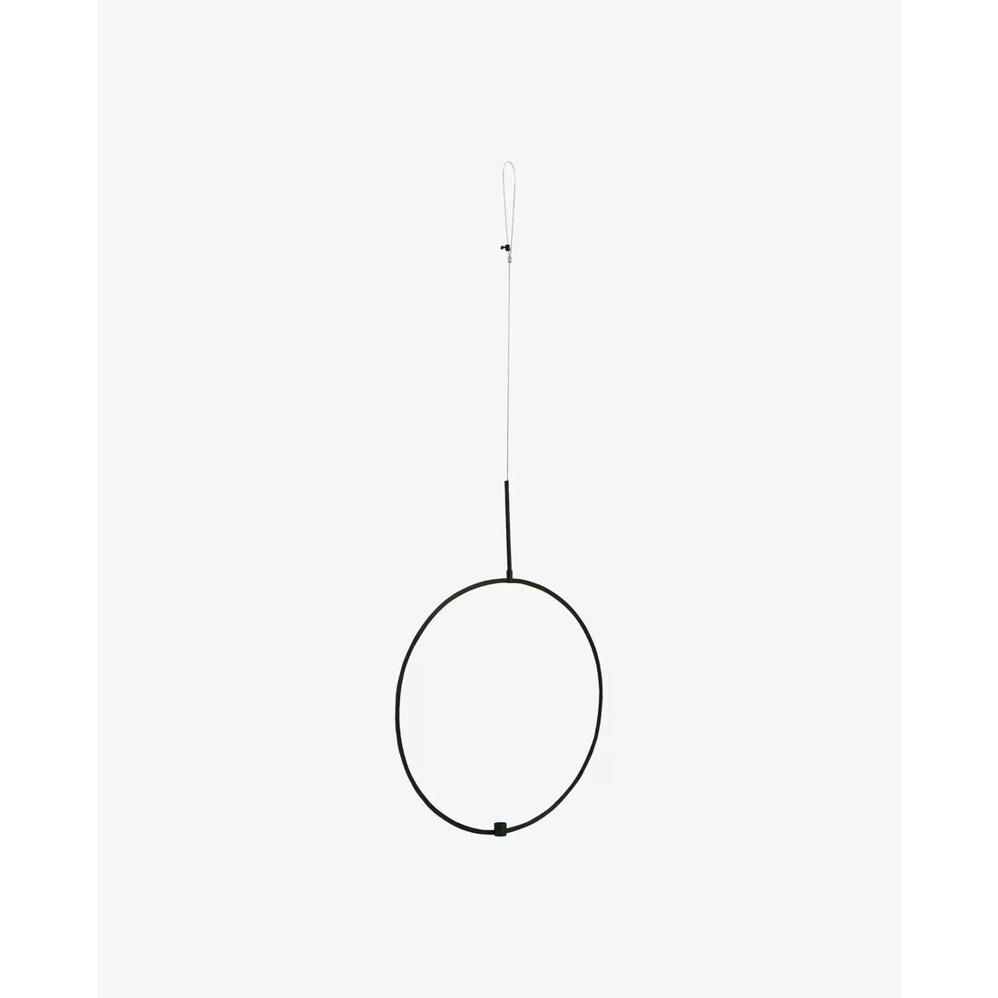 Cirkel ljusstake för upphängning - ø42 cm - svart