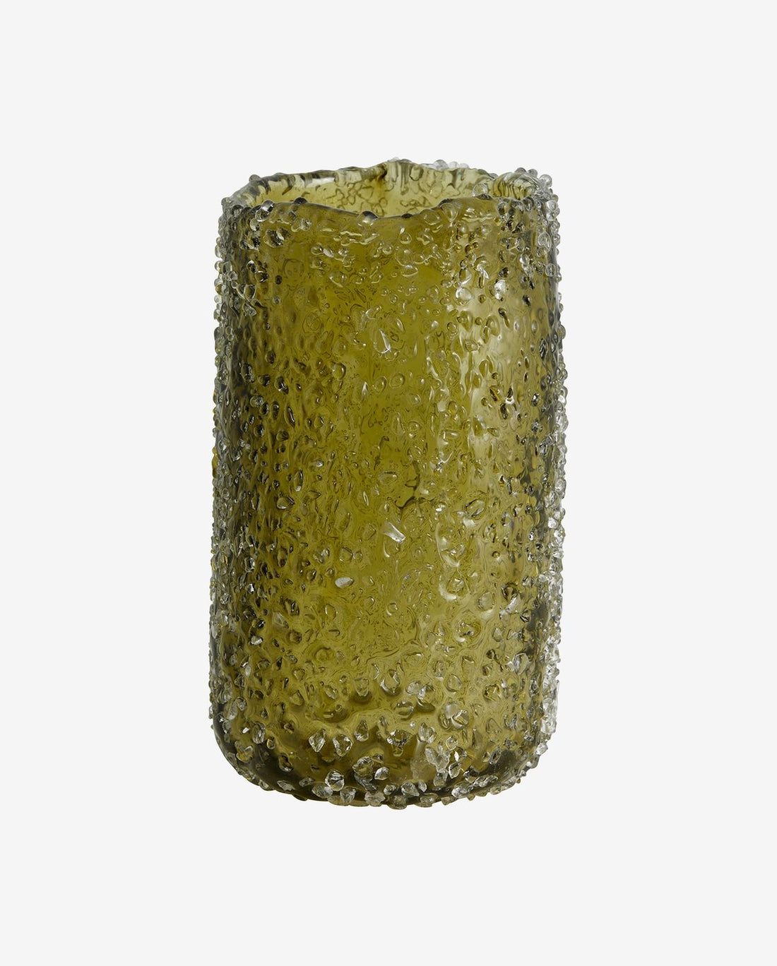 Clyde Glass Vase - H19,5 cm - Grönt