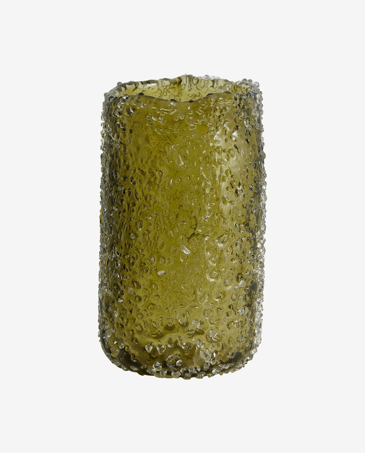 Clyde Glass Vase - H19,5 cm - Grönt
