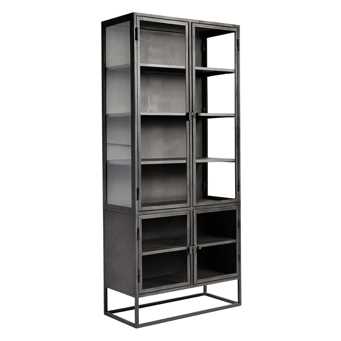 MUUBS - Højskab Boston - Sort (LGB) - Jern - B: 90 H: 200 D: 40 cm - Muubs - DesignGaragen.dk