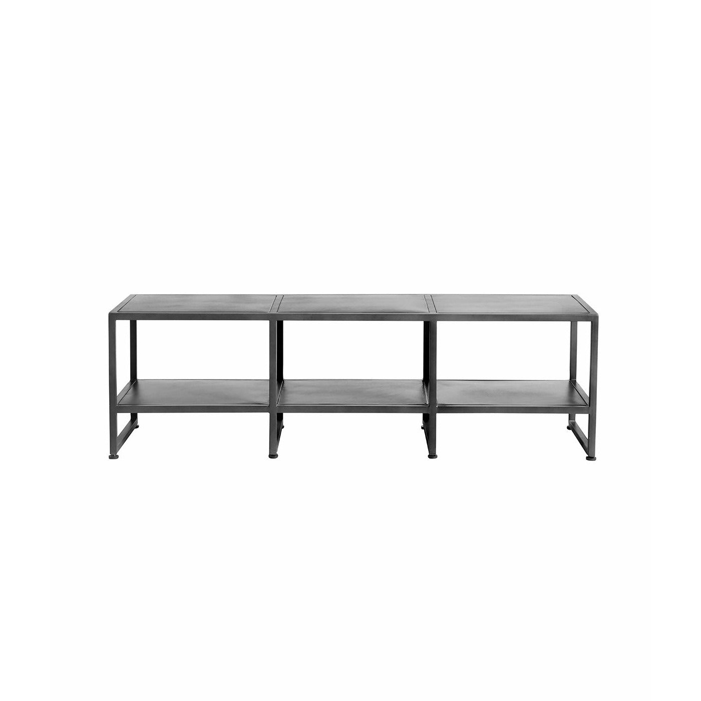 MUUBS - Bænk Bronx L - Sort (LGB) - Jern - B135xD40xH45 cm - Muubs - DesignGaragen.dk