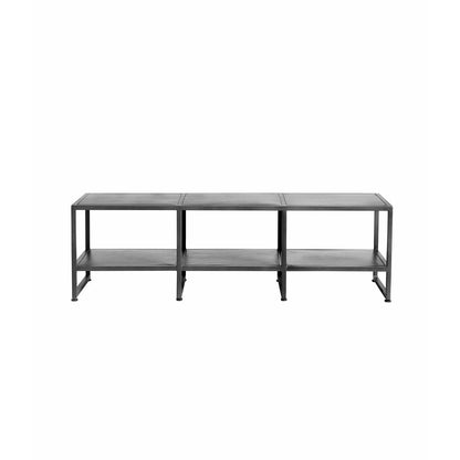 MUUBS - Bænk Bronx L - Sort (LGB) - Jern - B135xD40xH45 cm - Muubs - DesignGaragen.dk