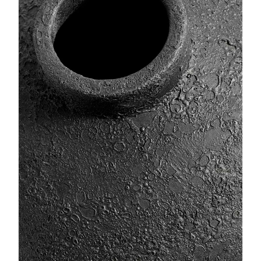 Muubs Krukke Luna Black 60 - Sort - Terracotta - H: 60 Ø: 35 cm - DesignGaragen.dk.