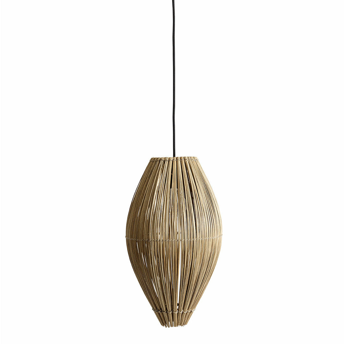 Lampe Fishtrap M - Natur - Bambus/metal - H: 45 Ø: 28 cm - Muubs - DesignGaragen.dk