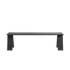 Muubs Bænk Angle, Eg Sort bejdset/olie - B: 160 H: 46 D: 35 cm - DesignGaragen.dk.