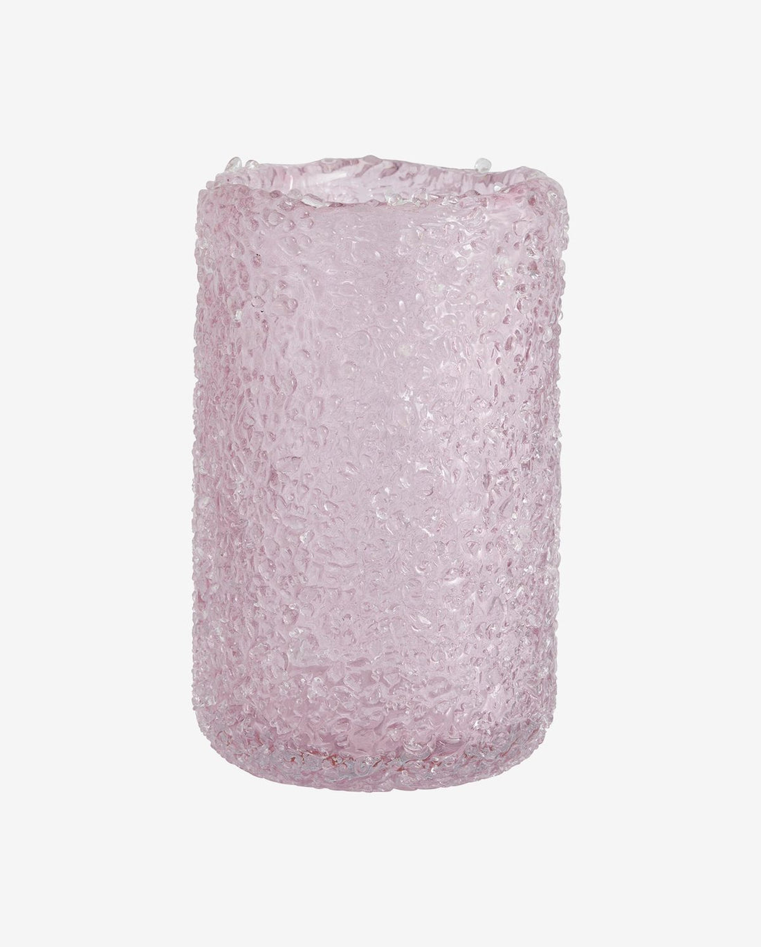 Clyde Glass Vase - H19.5 cm - rosa