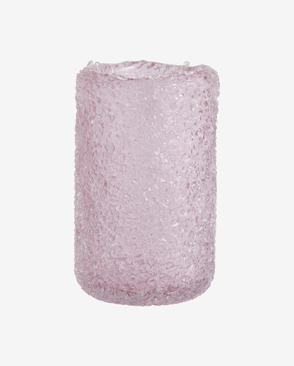 Clyde Glass Vase - H19.5 cm - rosa