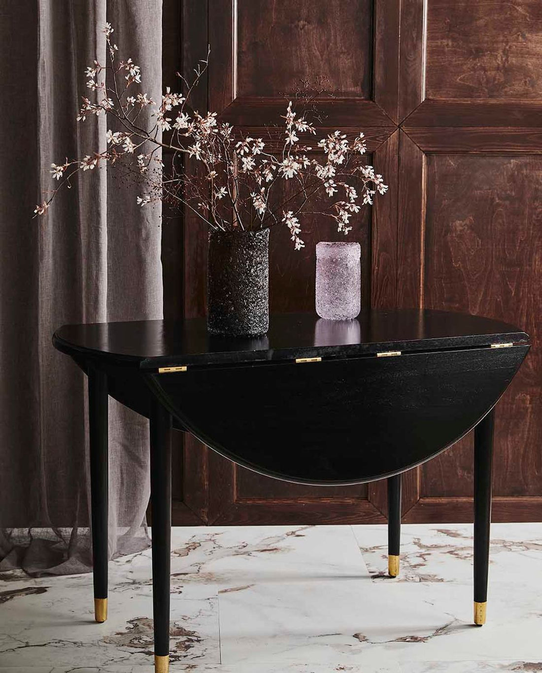 Clyde Glass Vase - H19.5 cm - rosa