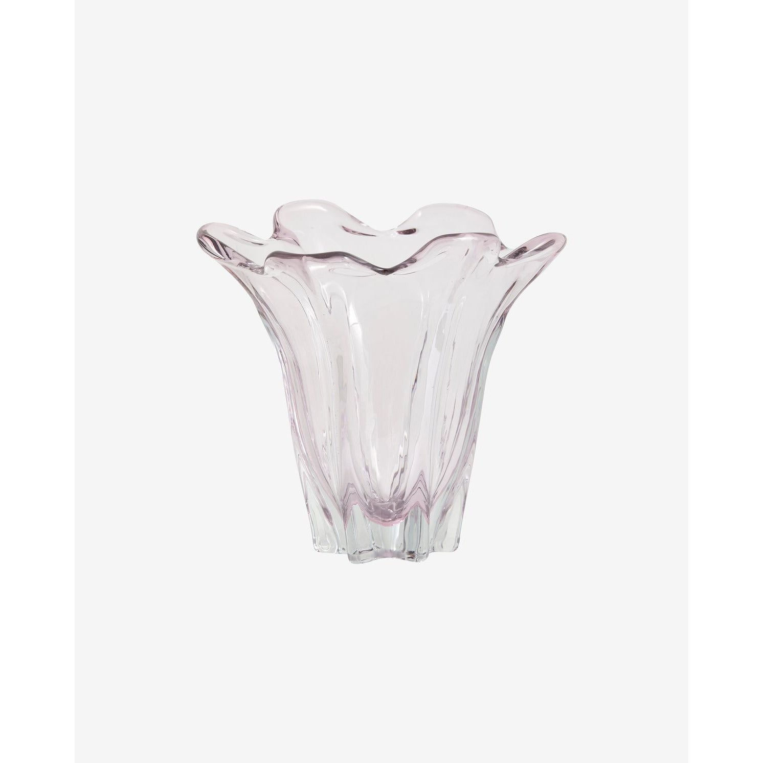 Masta glasvas - H22 cm - ljusrosa