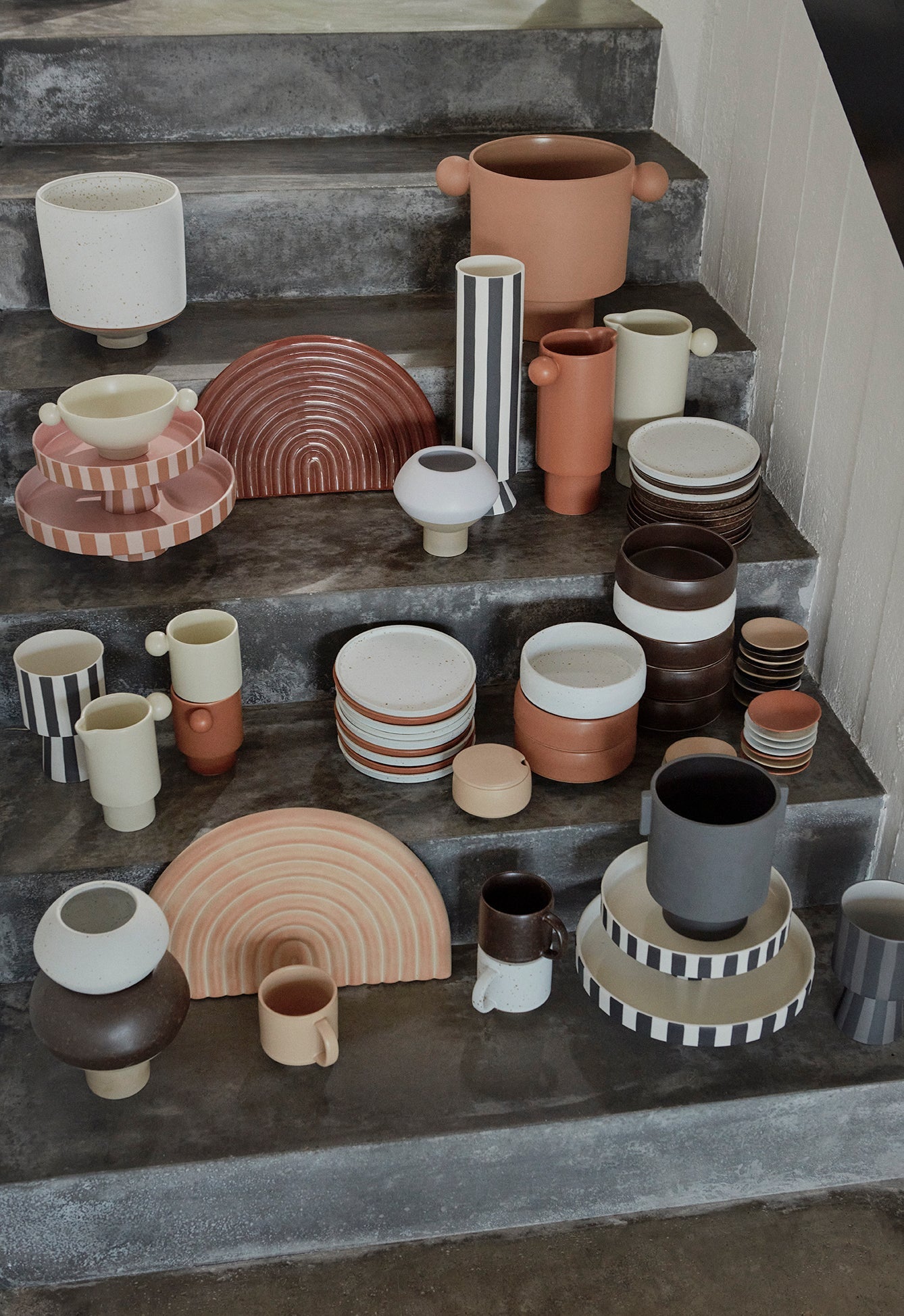 OYOY LIVING Regnbågsfat Keramik