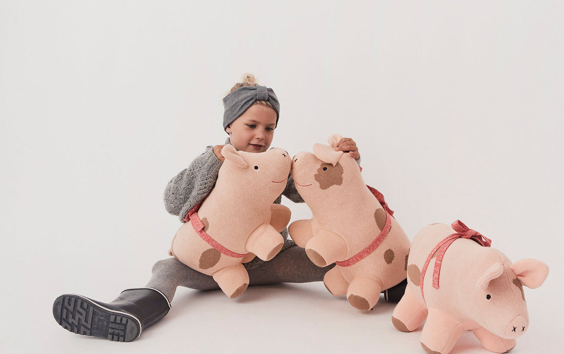OYOY MINI Julegrisen Sofie - Rosa