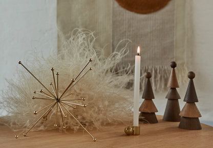 Oyoy Living Palloa Candlestick - liten - mässing