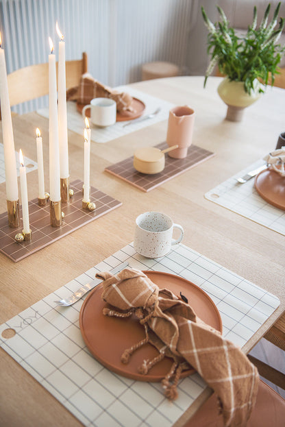 Oyoy Living Palloa Candlestick - liten - mässing