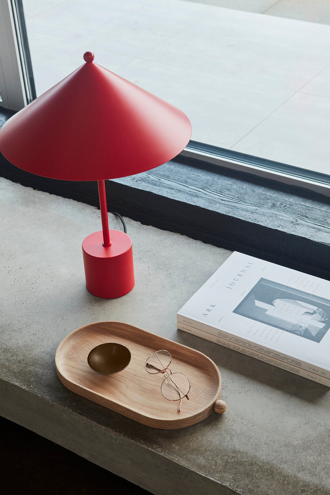 Oyoy Living Table Lamp Kasa - Cherry Red