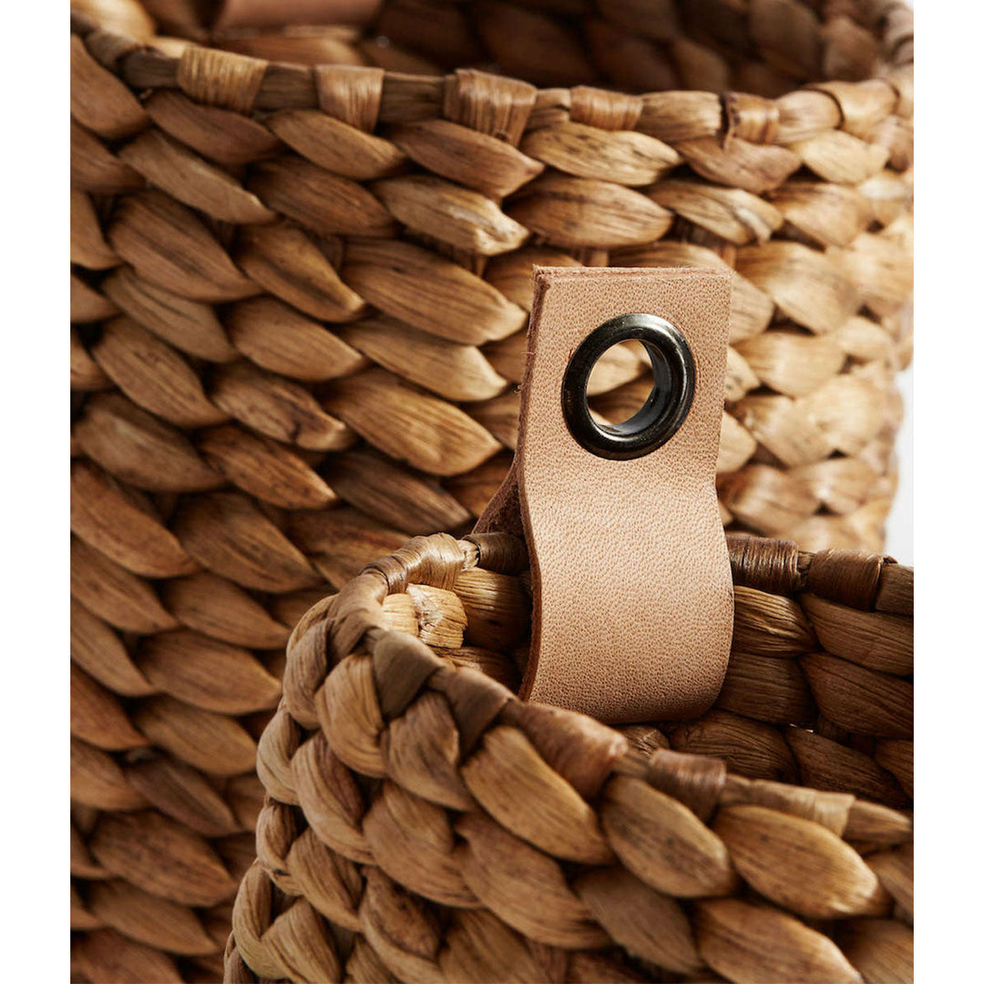 Muubs Kurv Mini S/2 S + XS - Natur - Vandhyacint - H: 15 Ø: 14 cm - DesignGaragen.dk.