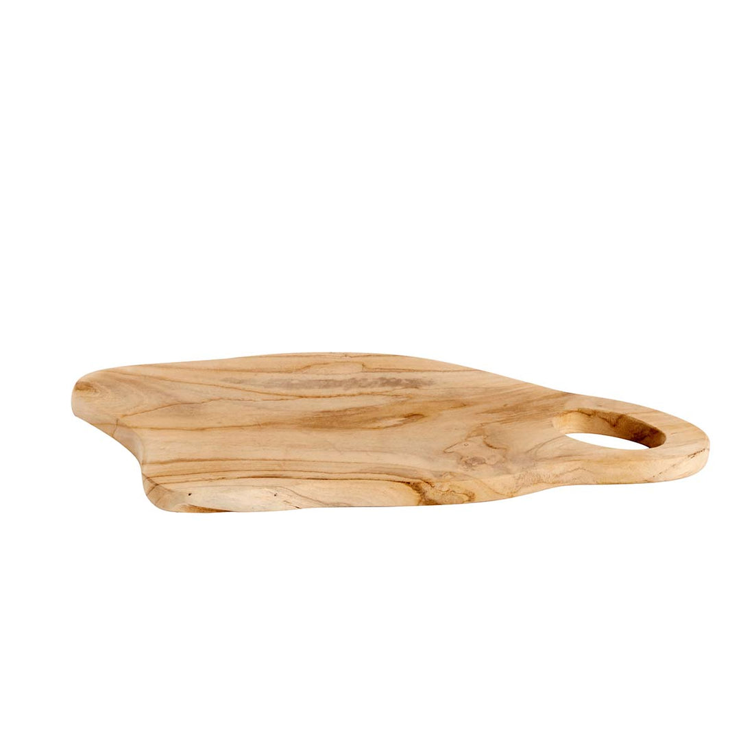 Skærebræt Louie S - naturlig, unfinished - Teak rod - W: 15 H: 1,5 L: 33 cm - Muubs - DesignGaragen.dk