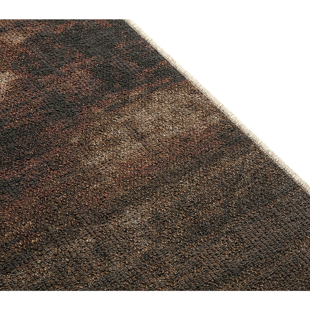 Muubs Tæppe Surface - Black/Brown/Burned pattern - ReForm Mano m/ECT350 filt - W: 200 L: 300 cm - DesignGaragen.dk.