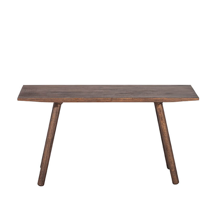 Muubs Bænk Noir Dark stained oil - Mørkbejdset/olie - Eg (EU) - W: 90 H: 47 D: 28 cm - DesignGaragen.dk.