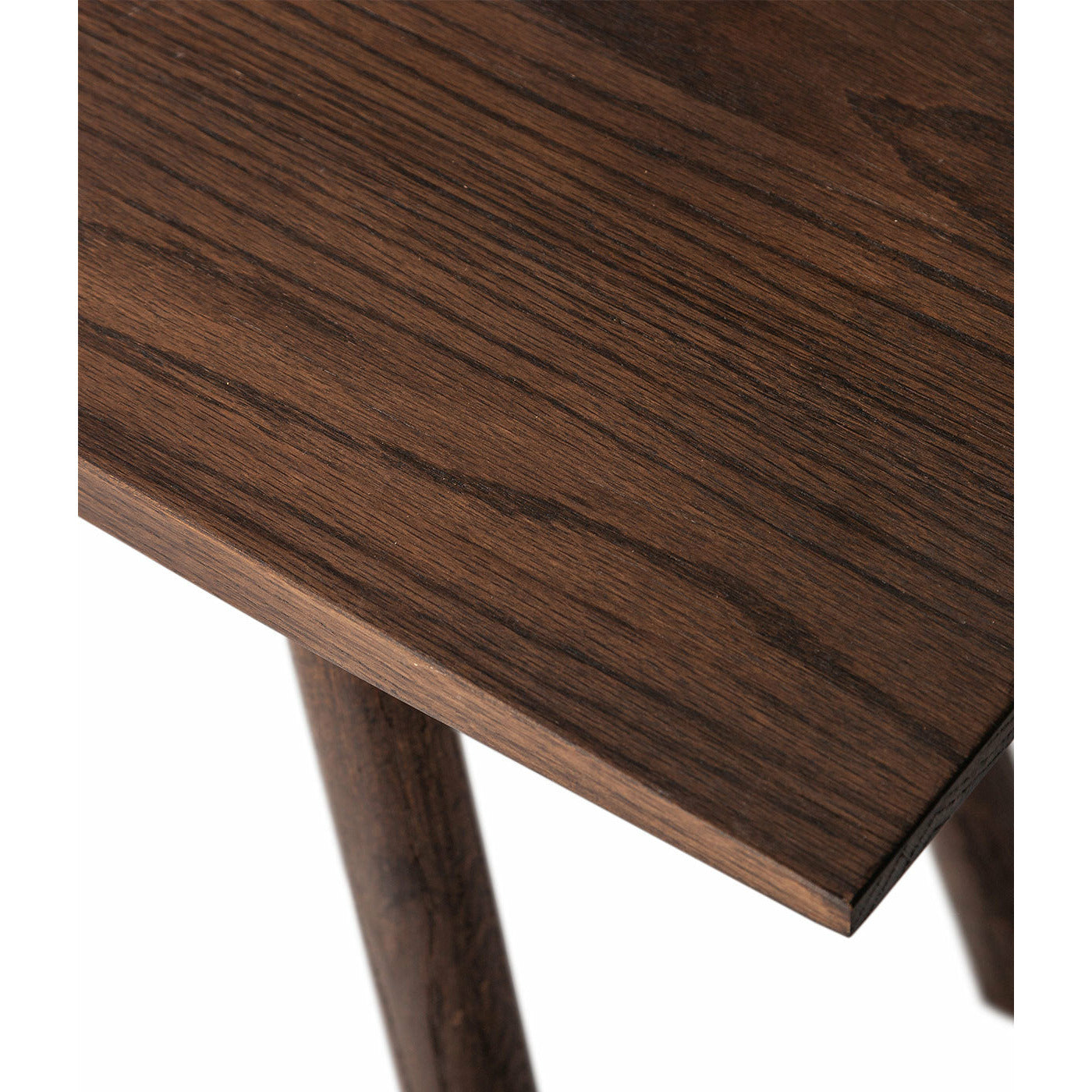 Muubs Bænk Noir Dark stained oil - Mørkbejdset/olie - Eg (EU) - W: 90 H: 47 D: 28 cm - DesignGaragen.dk.