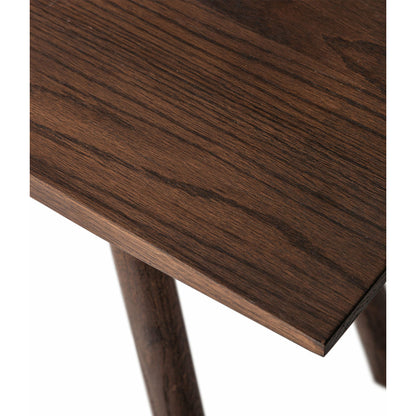 Muubs Bænk Noir Dark stained oil - Mørkbejdset/olie - Eg (EU) - W: 90 H: 47 D: 28 cm - DesignGaragen.dk.