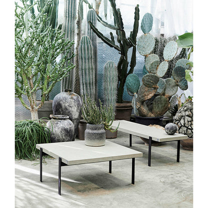 Muubs Sofabord Rush - Grey - Rockstone - W: 80 H: 40 L: 80 cm - DesignGaragen.dk.