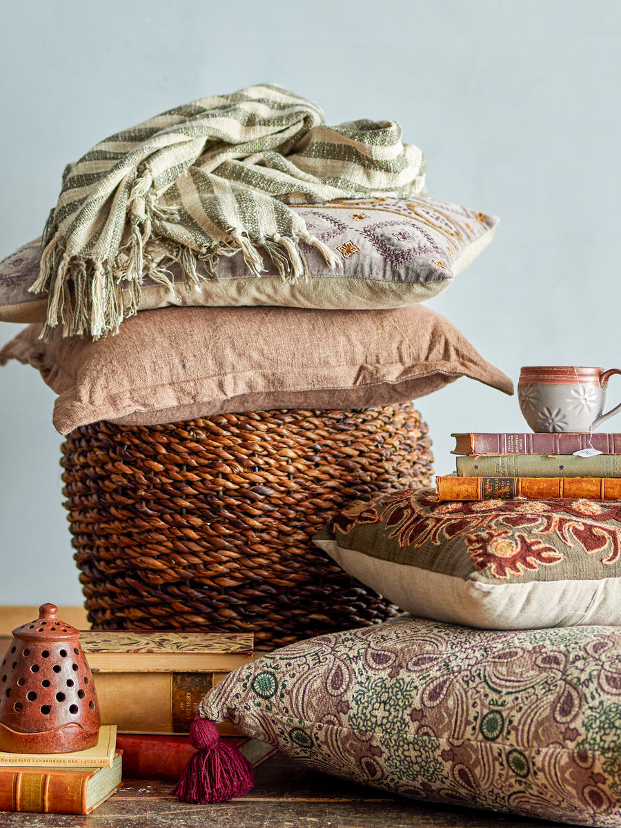 Creative Collection Fibi Pude, Lilla, Genanvendt Bomuld - Creative Collection - DesignGaragen.dk