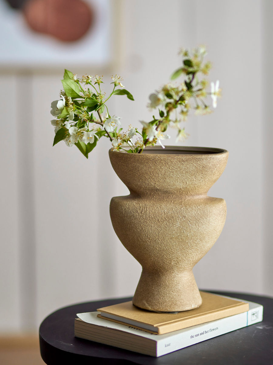 Bloomingville Cristel Deko Vase, Natur, Terrakotta - Bloomingville - DesignGaragen.dk