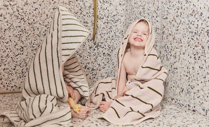 Oyoy mini raita handduk med huva