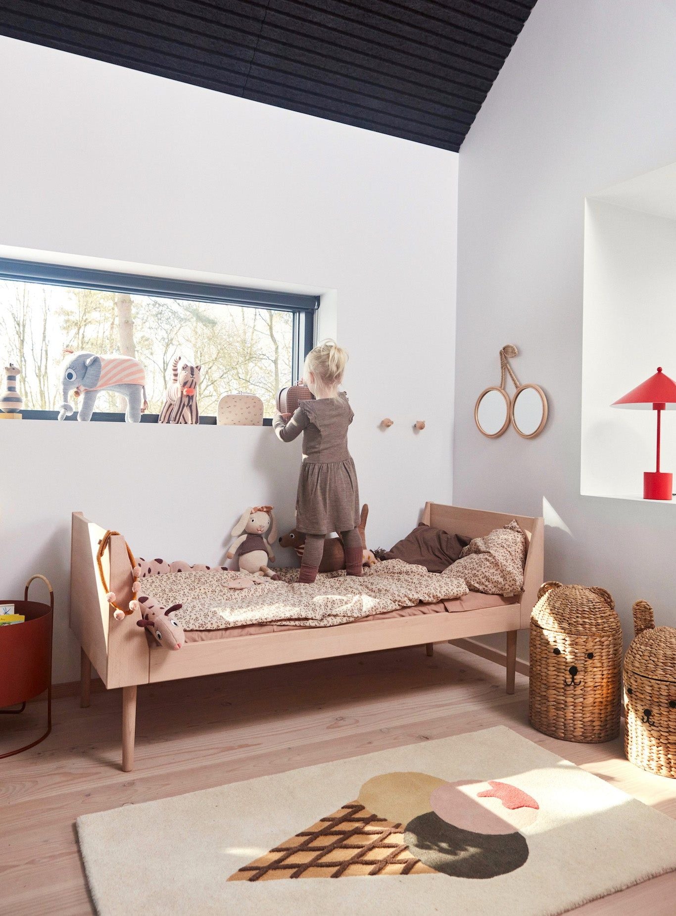 OYOY MINI Förvaringskorg för björn och kanin - set om 2