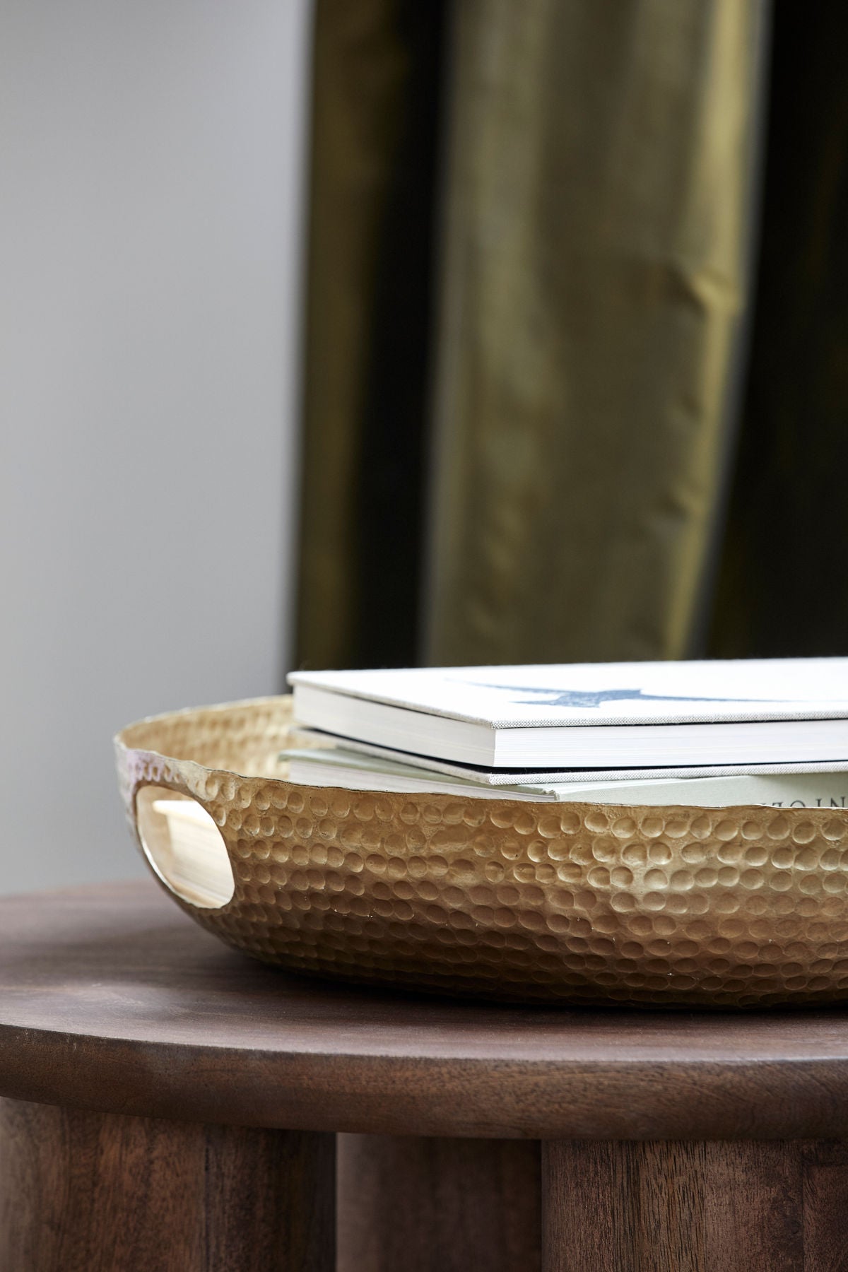 Laika Basket in Aluminium - Small - Ø51 CM - Guldfinish