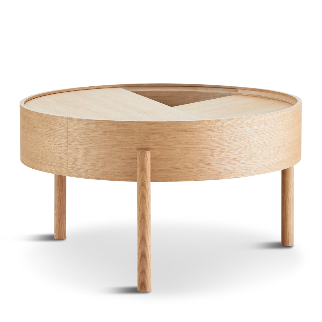 WOUD - Arc coffee table (66 cm) - Oiled oak - WOUD - DesignGaragen.dk