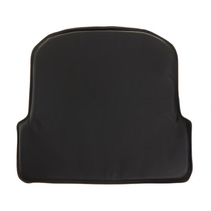 Lyxig svart läderkudde till Farstrup Rocking Chair Model 183