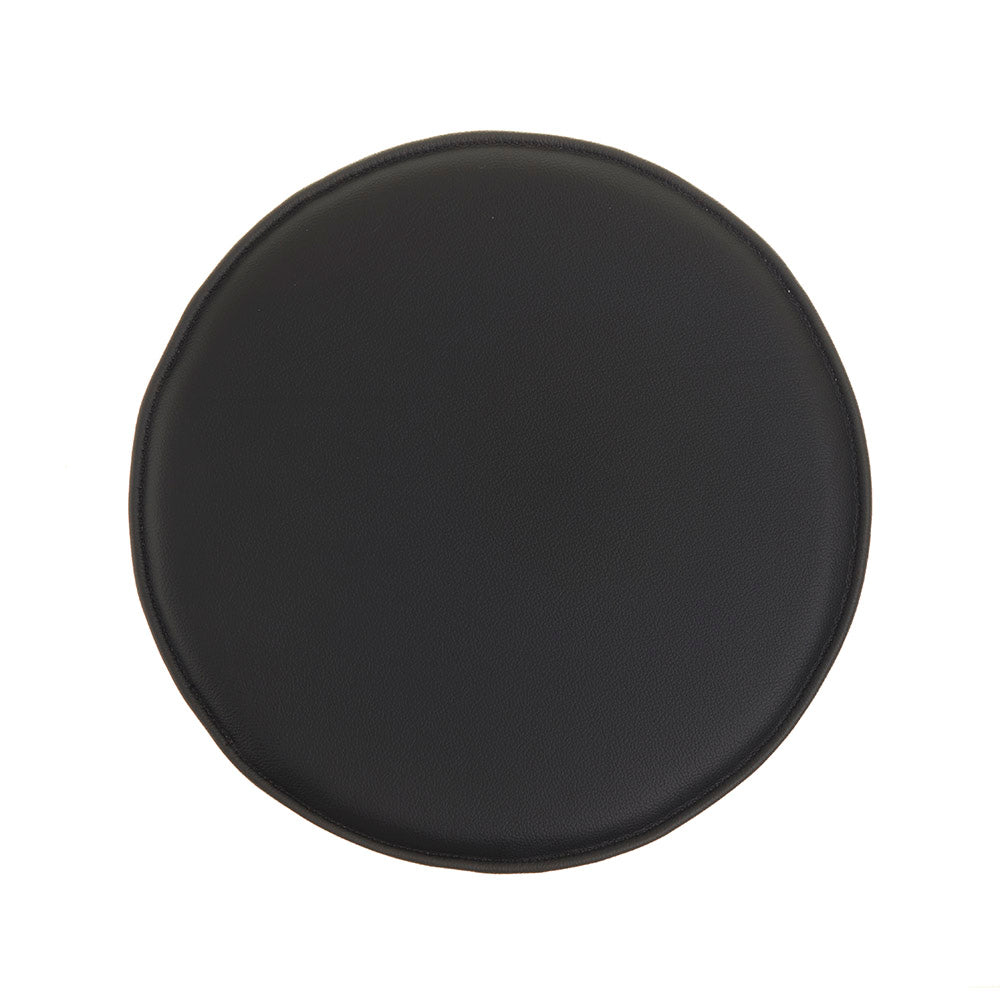 Universal Round Cushion Ø 39,5 cm i svart läder