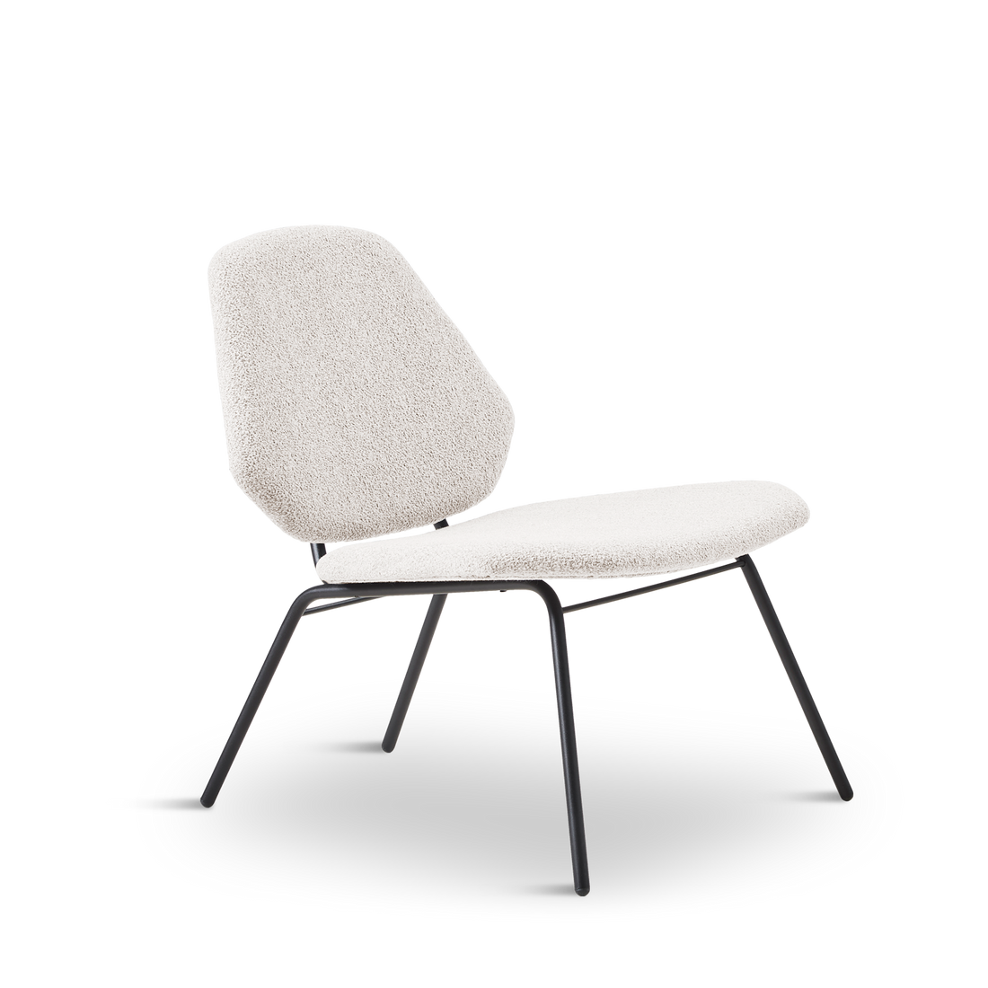 Woud - Lean Lounge Chair - Elfenben